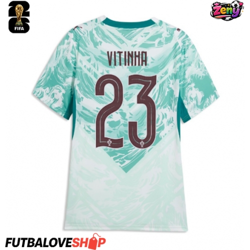Dres Portugalsko Vitinha #23 Preč pre Ženy MS 2026 Krátky Rukáv